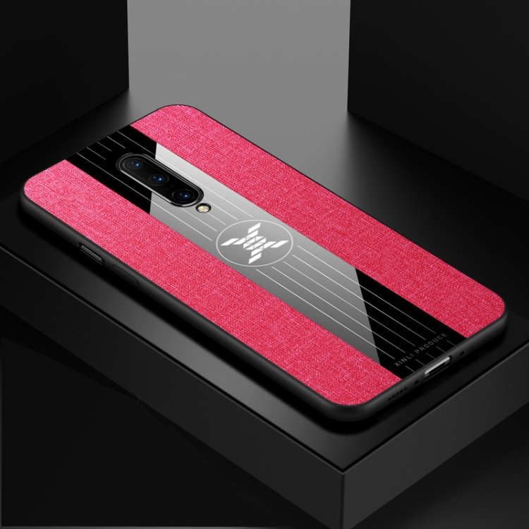 

For OnePlus 7 Pro XINLI Stitching Cloth Texture Shockproof TPU Protective Case(Red)