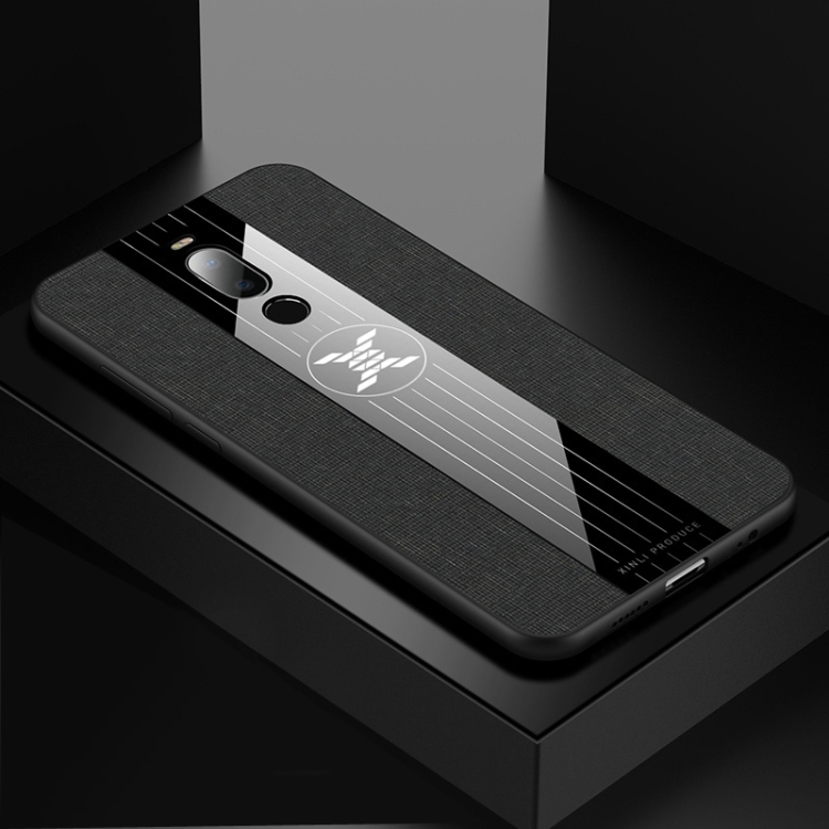 

For Meizu Note 8 XINLI Stitching Cloth Texture Shockproof TPU Protective Case(Black)