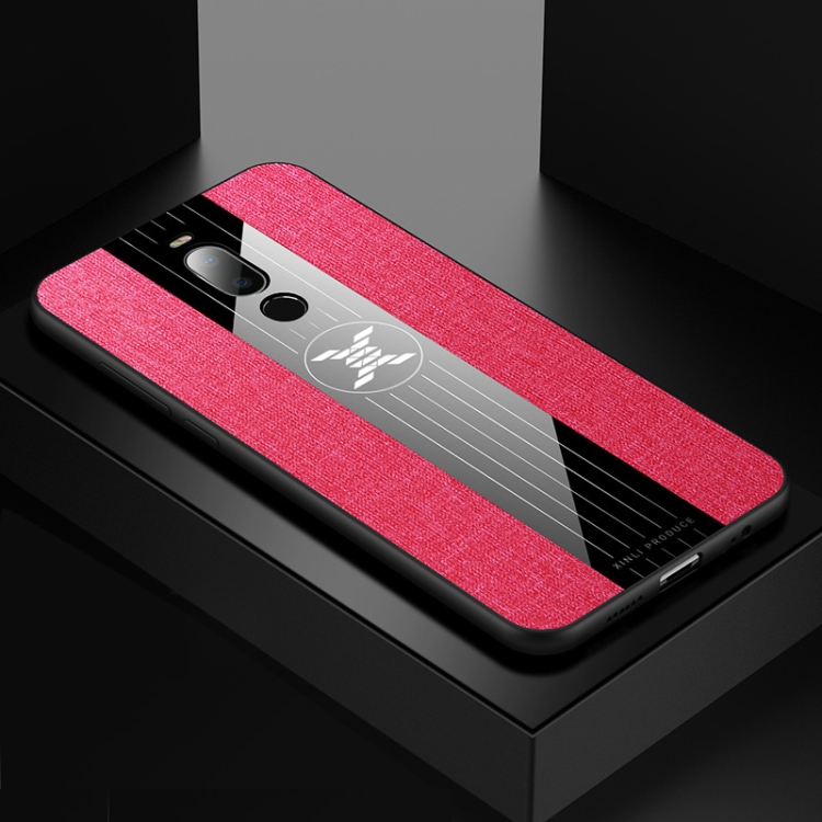 

For Meizu Note 8 XINLI Stitching Cloth Texture Shockproof TPU Protective Case(Red)