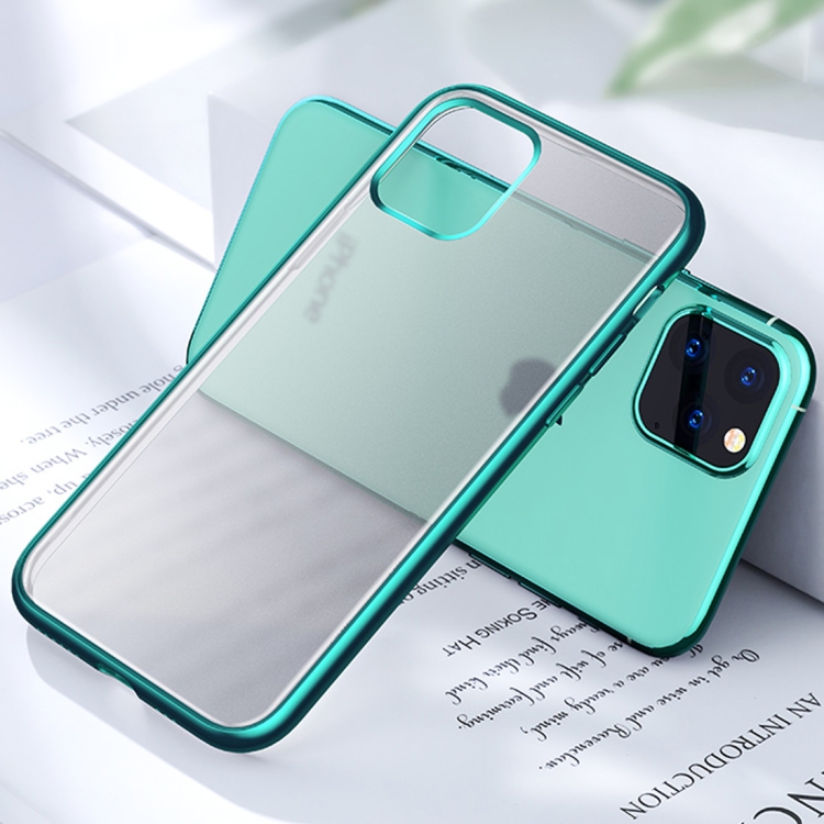 

For iPhone 11 JOYROOM New Beautiful Series Shockproof TPU Plating Protective Case(Green)