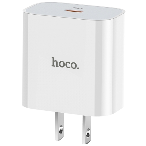 

hoco C76 3A PD 20W Fast Charging Travel Charger Power Adapter, US Plug(White)