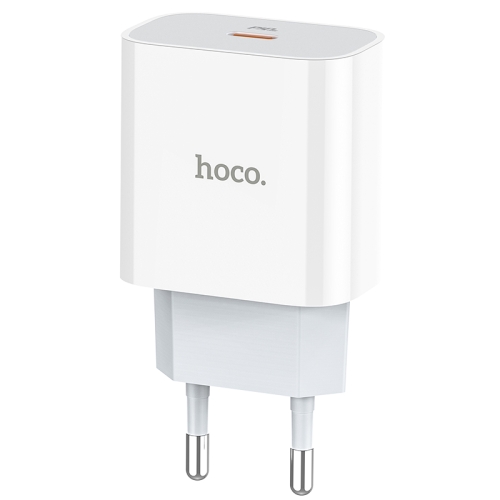 

hoco C76A 3A PD 20W Fast Charging Travel Charger Power Adapter, EU Plug(White)