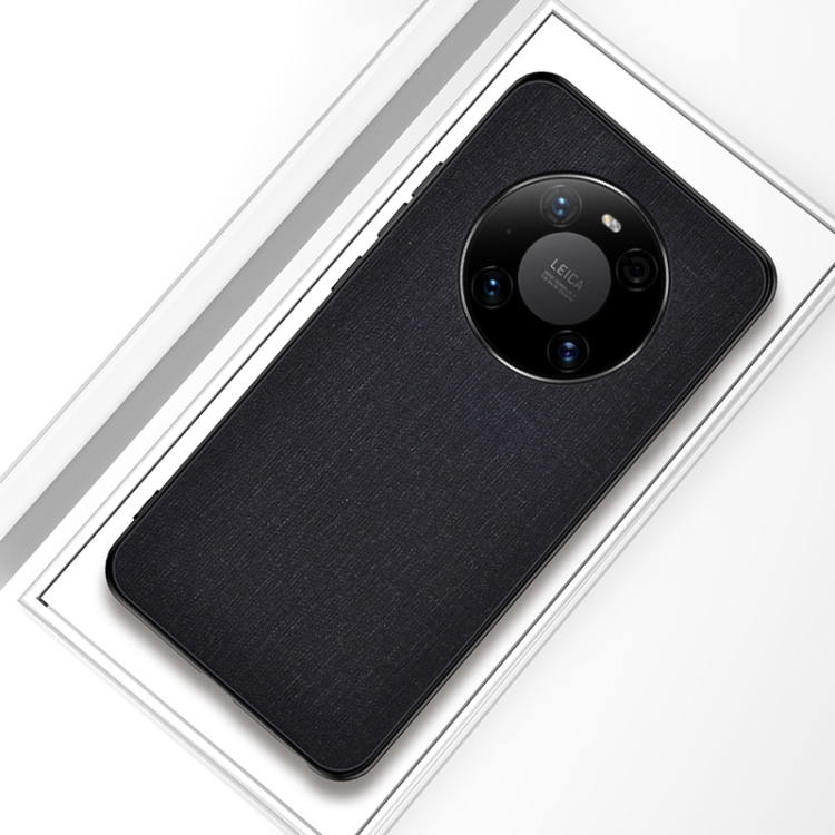 

For Huawei Mate 40 Pro Shockproof Cloth Texture PC + TPU Protective Case(Black)