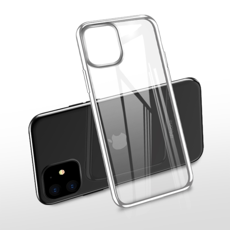 

For iPhone 11 X-level Original Series Transparent Ultra-thin TPU Case(Silver)
