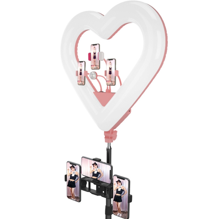 

RK51 51cm Heart Shape Live Broadcast Beauty Ring Selfie Fill Light