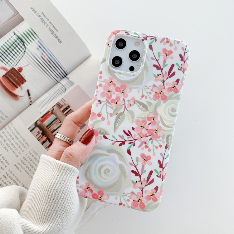 

Colorful Flower Pattern TPU Protective Case For iPhone 11 Pro(A)