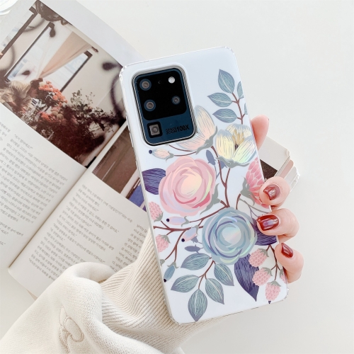 

For Samsung Galaxy A50 Colorful Flower Pattern TPU Protective Case(D)