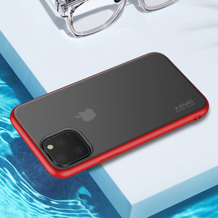 

For iPhone 11 Pro X-level Beetle Series All-inclusive PC + TPU Case(Red)
