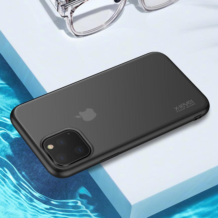 

For iPhone 11 Pro Max X-level Beetle Series All-inclusive PC + TPU Case(Black)