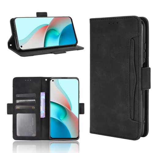 

For Xiaomi Redmi Note 9T 5G Skin Feel Calf Pattern Horizontal Flip Leather Case with Holder & Card Slots & Photo Frame(Black)