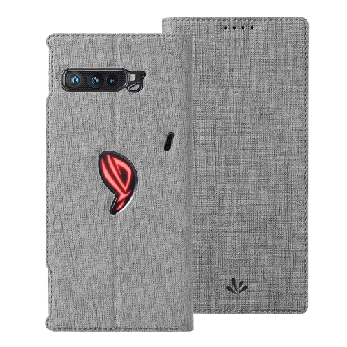 

For Asus ROG Phone 3 ZS661KS ViLi DMX Series Shockproof TPU + PU Leather Magnetic Attraction Horizontal Flip Case with Card Slot & Holder(Grey)