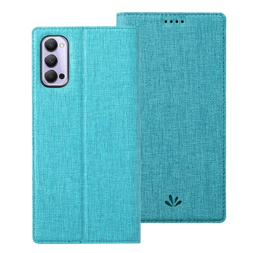 

For OPPO Reno4 Pro 5G ViLi DMX Series Shockproof TPU + PU Leather Magnetic Attraction Horizontal Flip Case with Card Slot & Holder(Blue)