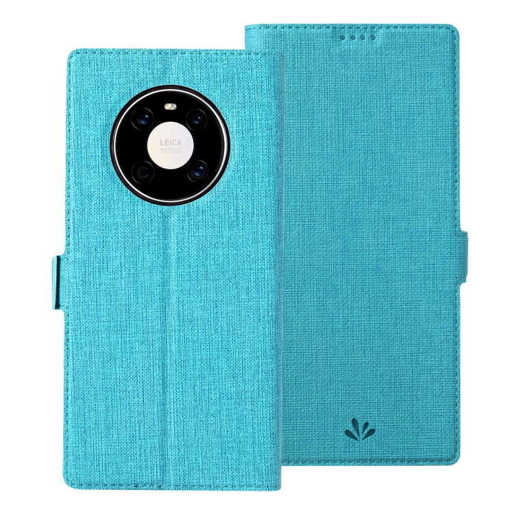 

For Huawei Mate 40 ViLi K Series Shockproof TPU + PU Leather Magnetic Buckle Horizontal Flip Case with Card Slots & Wallet & Holder(Blue)