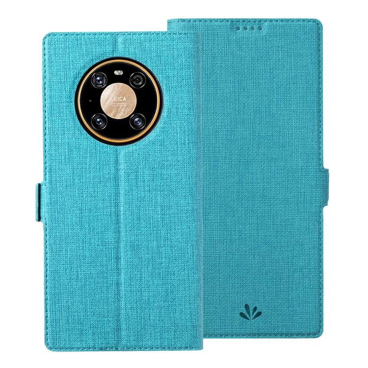 

For Huawei Mate 40 Pro ViLi K Series Shockproof TPU + PU Leather Magnetic Buckle Horizontal Flip Case with Card Slots & Wallet & Holder(Blue)