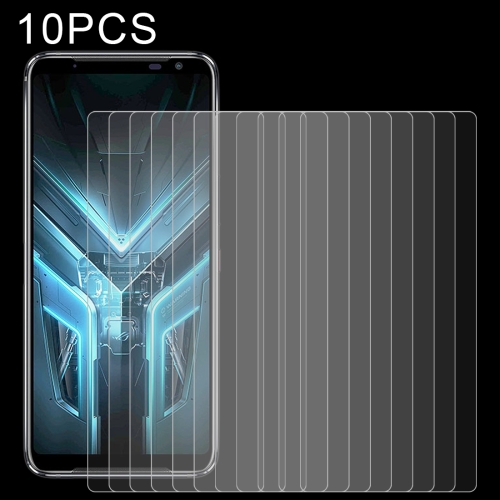 

For ASUS ROG Phone 3 Strix 10 PCS 0.26mm 9H 2.5D Tempered Glass Film