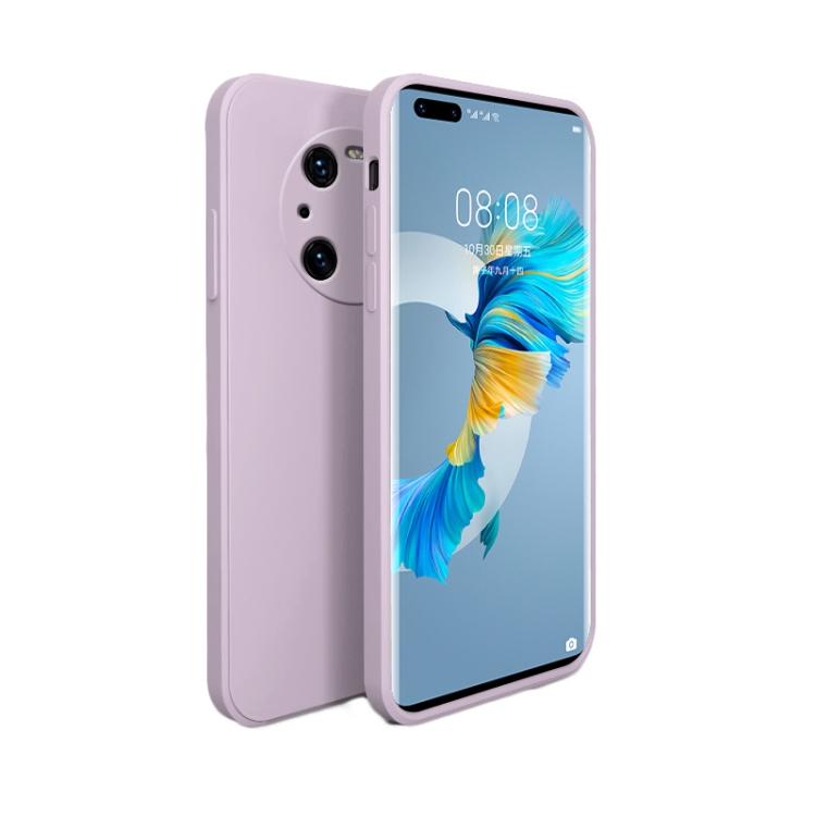 

For Huawei Mate 40 Pro Liquid Silicone Full Coverage Shockproof Magsafe Case(Purple)