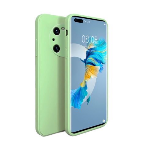 

For Huawei Mate 40 Pro Liquid Silicone Full Coverage Shockproof Magsafe Case(Matcha Green)