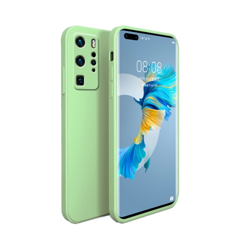 

For Huawei P40 Pro Liquid Silicone Full Coverage Shockproof Magsafe Case(Matcha Green)