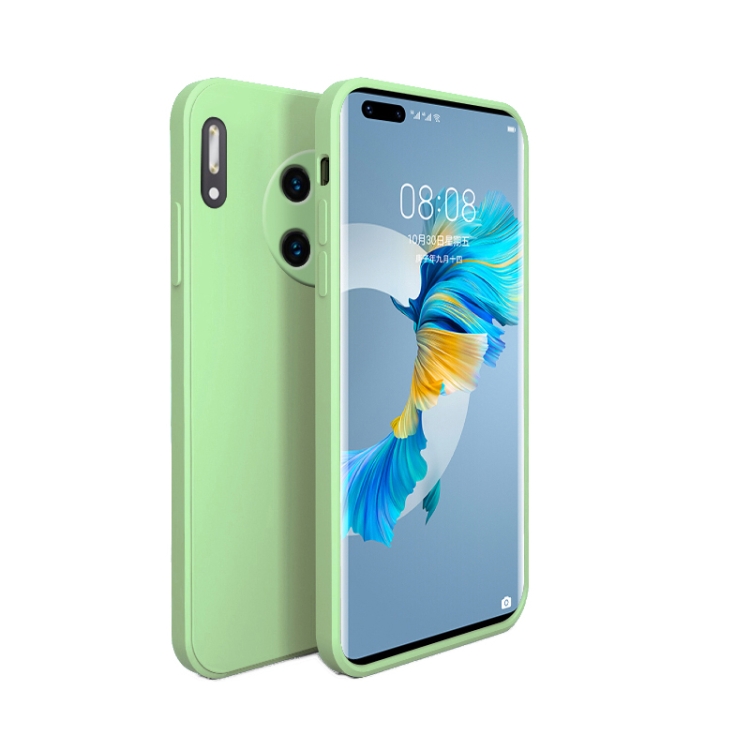 

For Huawei Mate 30 Pro Liquid Silicone Full Coverage Shockproof Magsafe Case(Matcha Green)