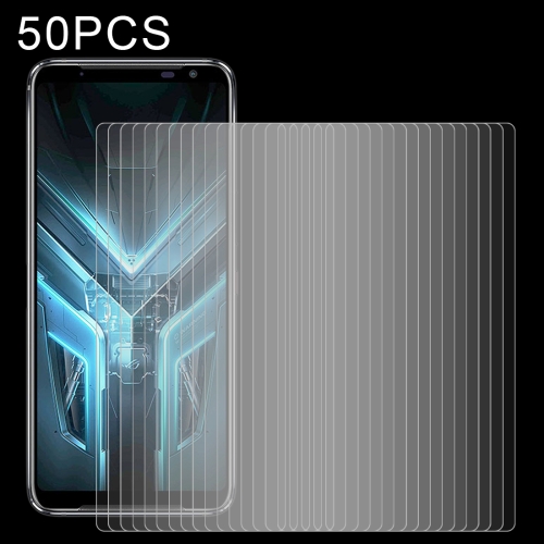 

For ASUS ROG Phone 3 Strix 50 PCS 0.26mm 9H 2.5D Tempered Glass Film