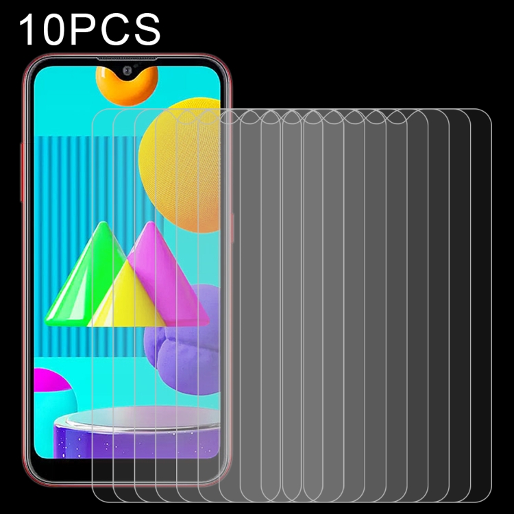 

For Samsung Galaxy M01 10 PCS 0.26mm 9H 2.5D Tempered Glass Film