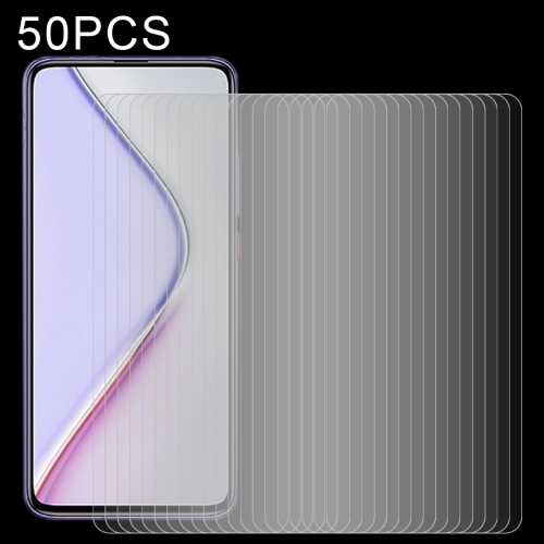 

For Xiaomi Redmi K40 50 PCS 0.26mm 9H 2.5D Tempered Glass Film