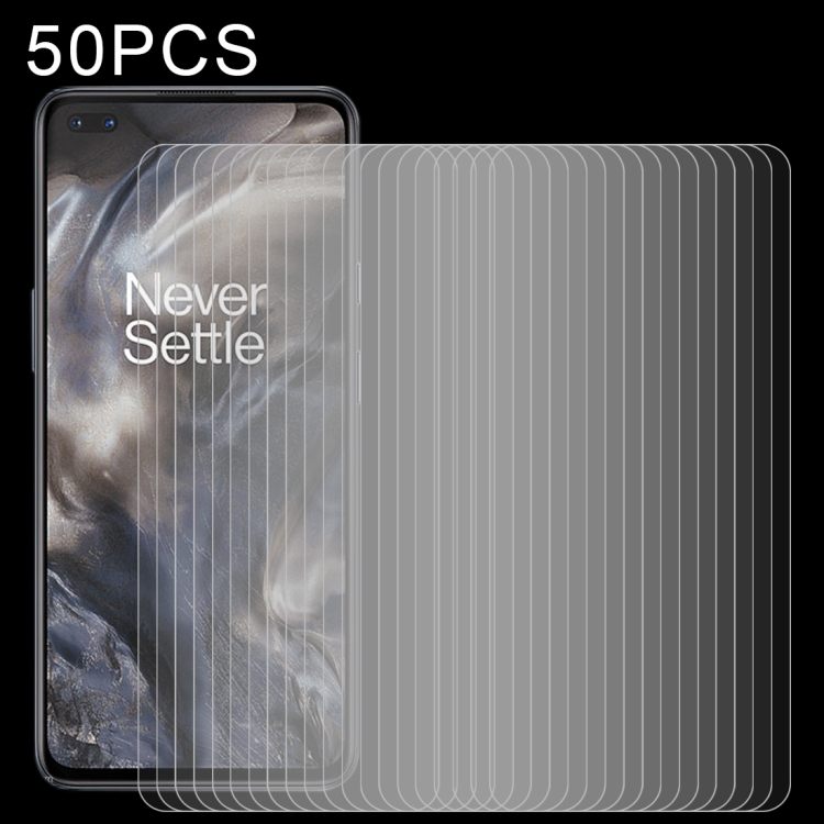 

For OnePlus Nord 50 PCS 0.26mm 9H 2.5D Tempered Glass Film