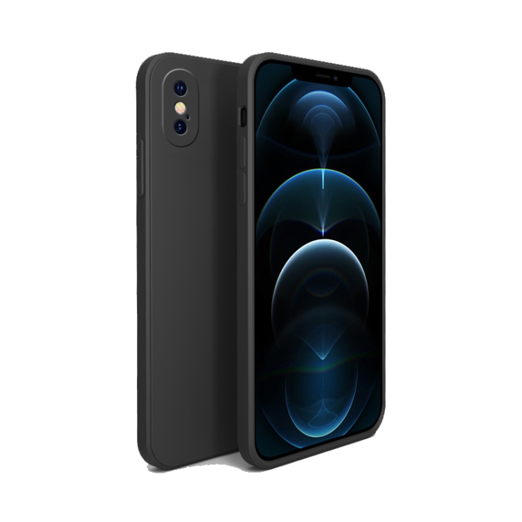 

Liquid Silicone Full Coverage Shockproof Magsafe Case For iPhone XS / X(Black)