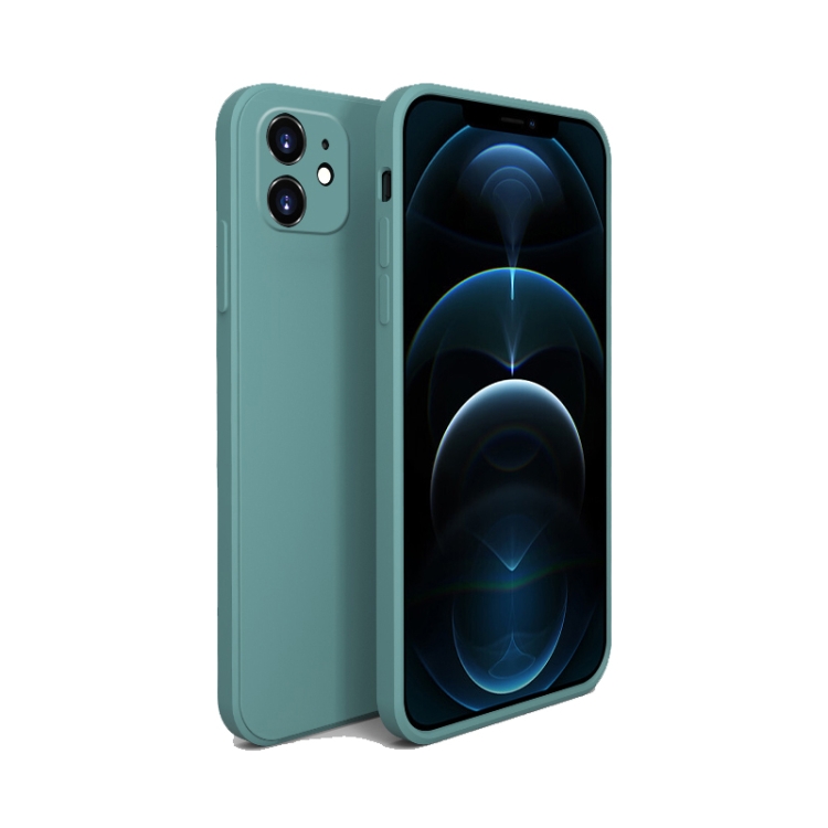 

Liquid Silicone Full Coverage Shockproof Magsafe Case For iPhone 11(Dark Green)