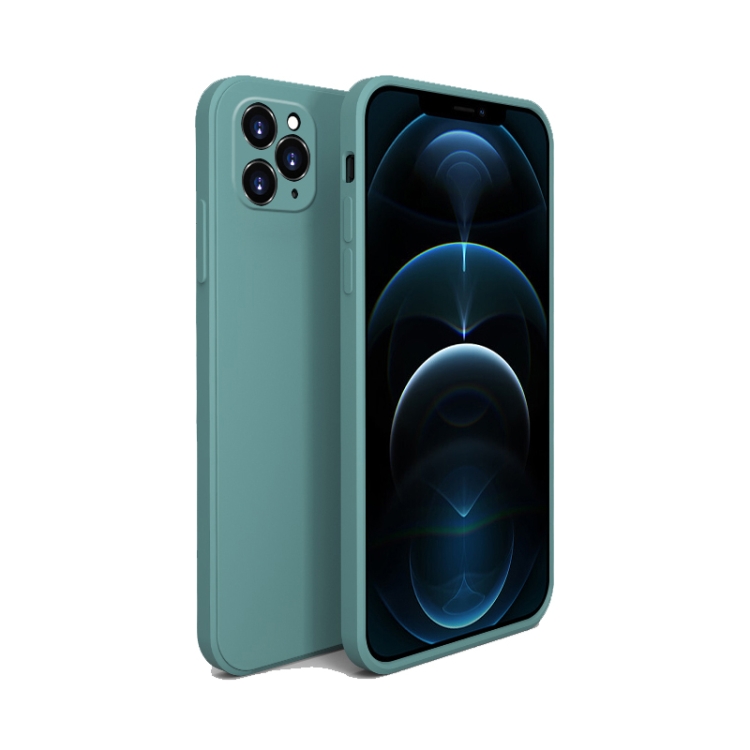 

Liquid Silicone Full Coverage Shockproof Magsafe Case For iPhone 11 Pro(Dark Green)