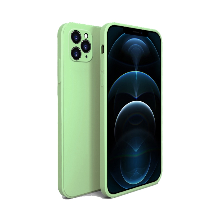 

Liquid Silicone Full Coverage Shockproof Magsafe Case For iPhone 11 Pro(Matcha Green)