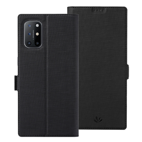 

For OnePlus 8T ViLi K Series Shockproof TPU + PU Leather Magnetic Buckle Horizontal Flip Case with Card Slots & Wallet & Holder(Black)