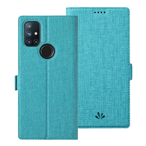

For OnePlus Nord N10 5G ViLi K Series Shockproof TPU + PU Leather Magnetic Buckle Horizontal Flip Case with Card Slots & Wallet & Holder(Blue)