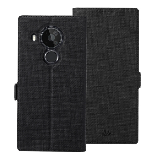 

For Nokia 7.3 ViLi K Series Shockproof TPU + PU Leather Magnetic Buckle Horizontal Flip Case with Card Slots & Wallet & Holder(Black)