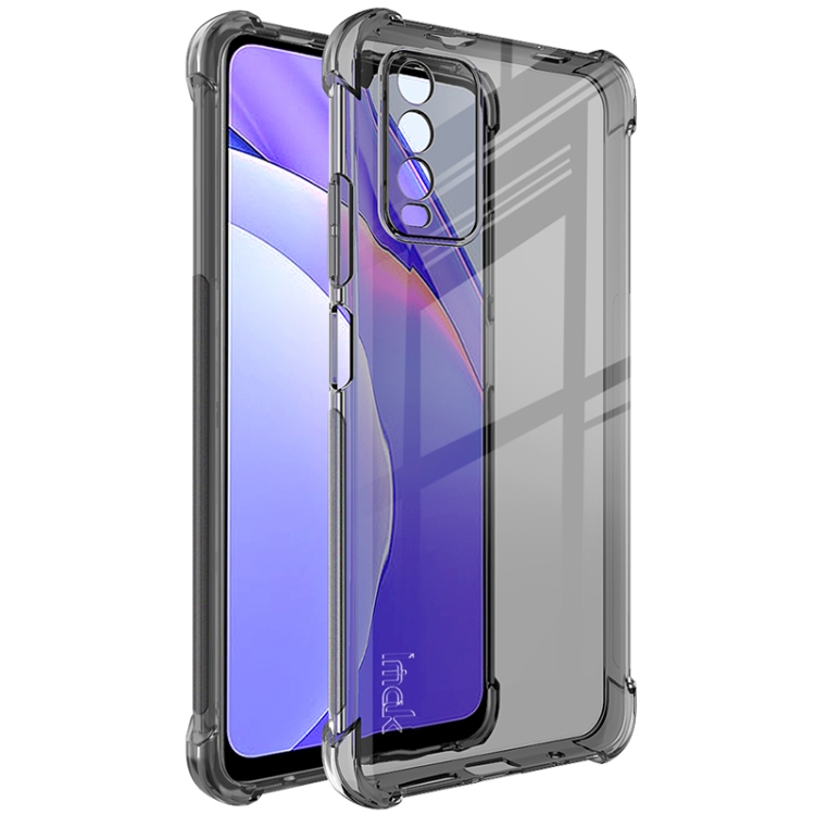 

For Xiaomi Redmi Note 9 4G / 9 Power IMAK All-inclusive Shockproof Airbag TPU Case with Screen Protector(Transparent Black)