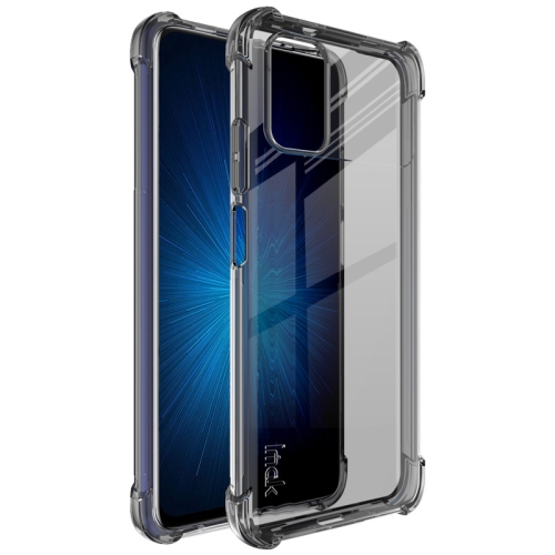 

For Xiaomi Poco M3 IMAK All-inclusive Shockproof Airbag TPU Case with Screen Protector(Transparent Black)