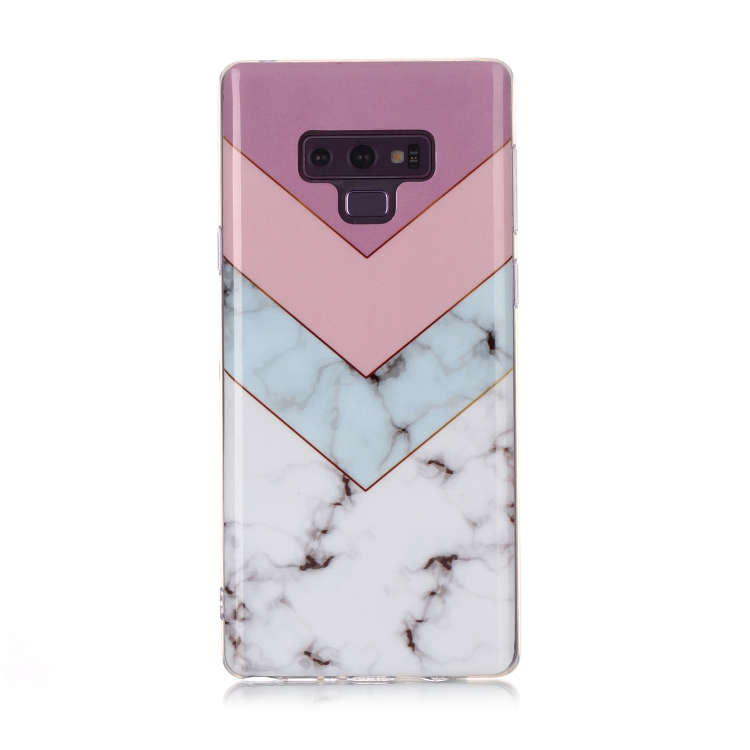 

For Galaxy Note 9 Coloured Drawing Pattern IMD Workmanship Soft TPU Protective Case(Tricolor)