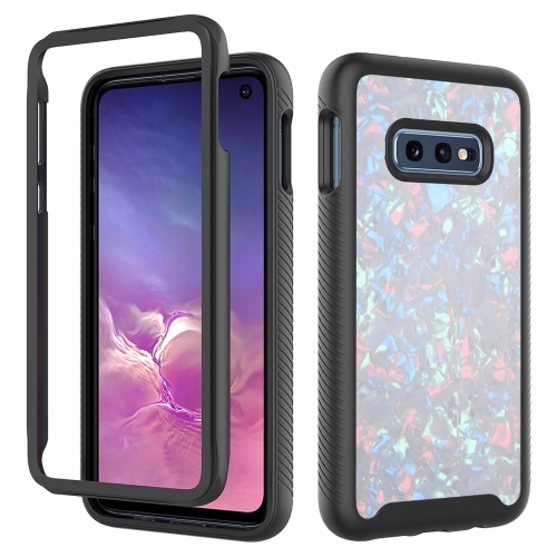 

For Samsung Galaxy S10e 3 in 1 Card PC + TPU Shockproof Protective Case(White Shell Pattern)