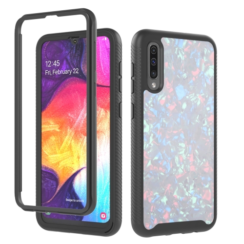 

For Samsung Galaxy A30s / A50 / A50s 3 in 1 Card PC + TPU Shockproof Protective Case(White Shell Pattern)