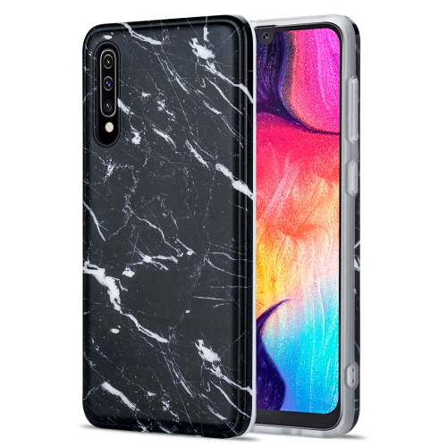 

For Samsung Galaxy A50 / A30s / A50s TPU Glossy Marble Pattern IMD Protective Case(Black)