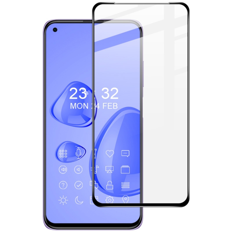 

For Xiaomi Redmi Note 9 5G IMAK 9H Surface Hardness Full Screen Tempered Glass Film Pro+ Series