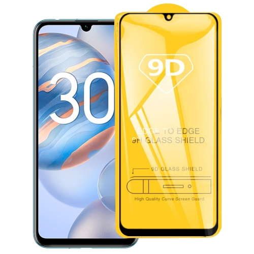 

For Huawei Honor 30i 9D Full Glue Full Screen Tempered Glass Film