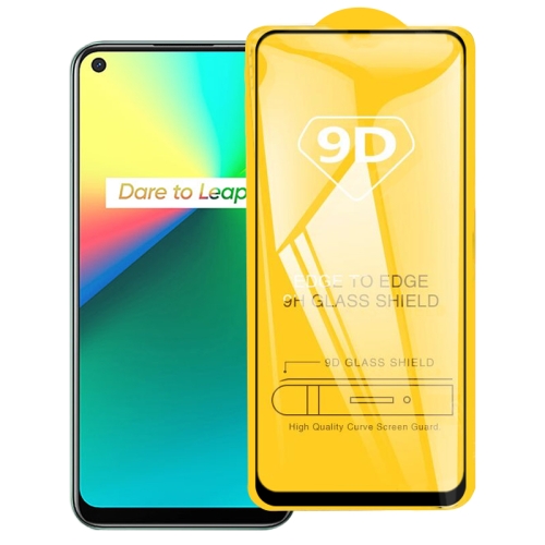 

For OPPO Realme 7i 9D Full Glue Full Screen Tempered Glass Film