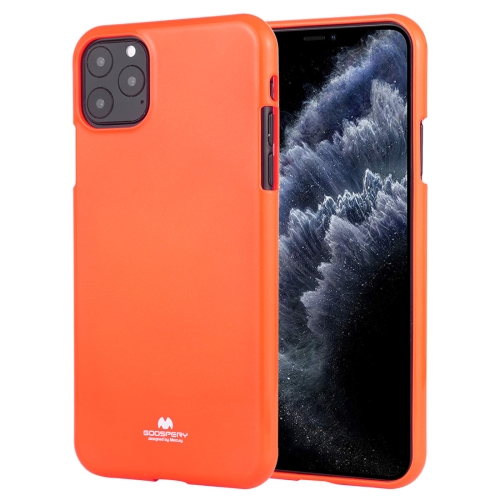

For iPhone 11 Pro Max MERCURY GOOSPERY JELLY TPU Fluorescence Shockproof and Scratch Case(Orange)