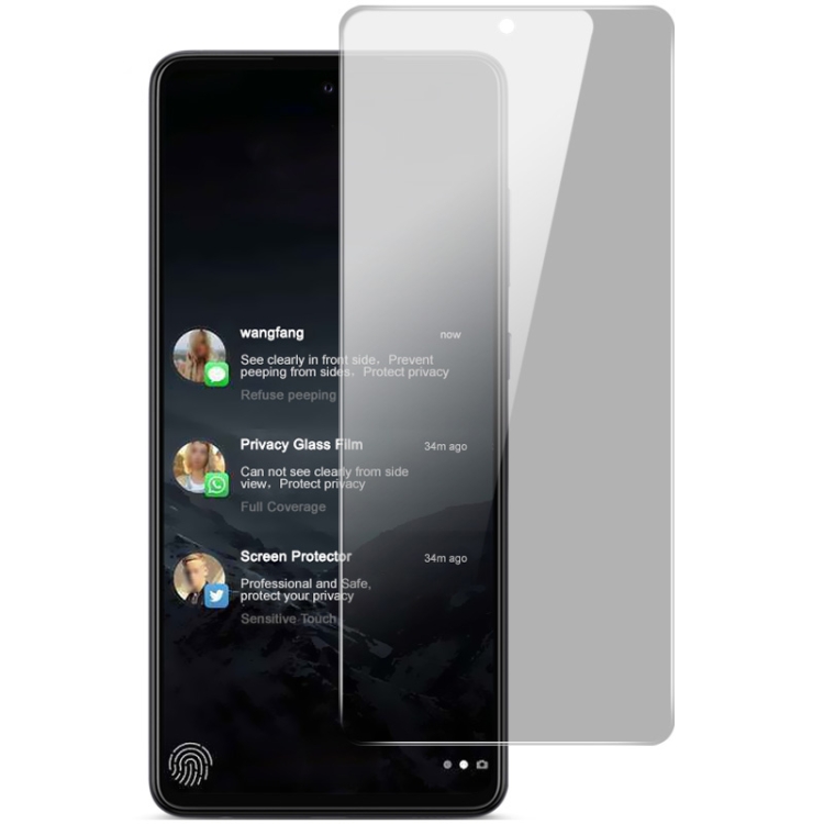 

For Samsung Galaxy A72 4G / 5G IMAK HD Anti-spy Tempered Glass Protective Film