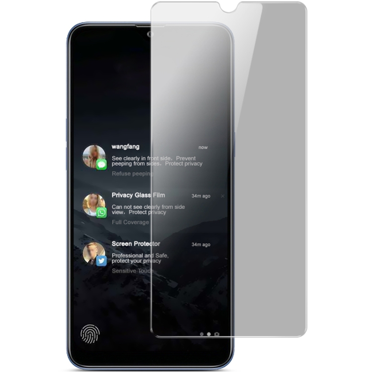 

For Samsung Galaxy M01s IMAK HD Anti-spy Tempered Glass Protective Film