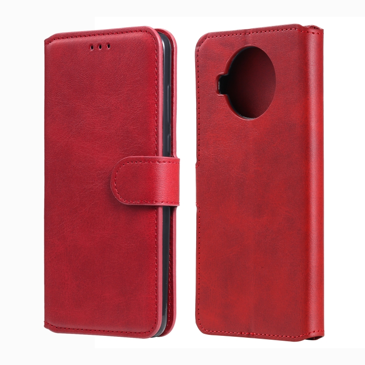 

For Xiaomi Mi 10T Lite 5G / Redmi Note 9 Pro 5G Classic Calf Texture PU + TPU Horizontal Flip Leather Case, with Holder & Card Slots & Wallet(Red)