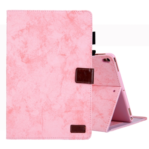 

For iPad Pro 10.5 (2017) Business Style Horizontal Flip Leather Case, with Holder & Card Slot & Photo Frame & Sleep / Wake-up Function(Pink)