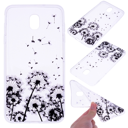 

For Galaxy J7 (2018) Coloured Drawing Pattern Highly Transparent TPU Protective Case(Dandelion)