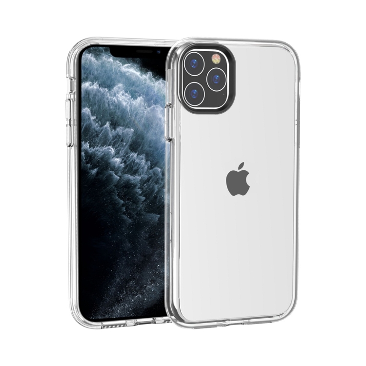 

For iPhone 11 Pro Max Shockproof Terminator Style Transparent Protective Case(Transparent)